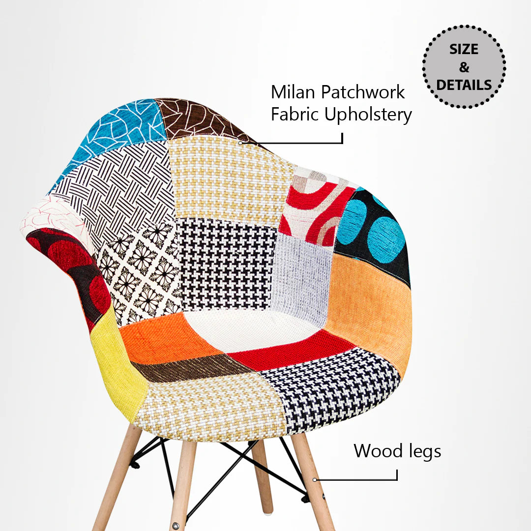 Pyramid Armchair, Multi By World Modern Design | Dining Chairs | Modishstore - 5