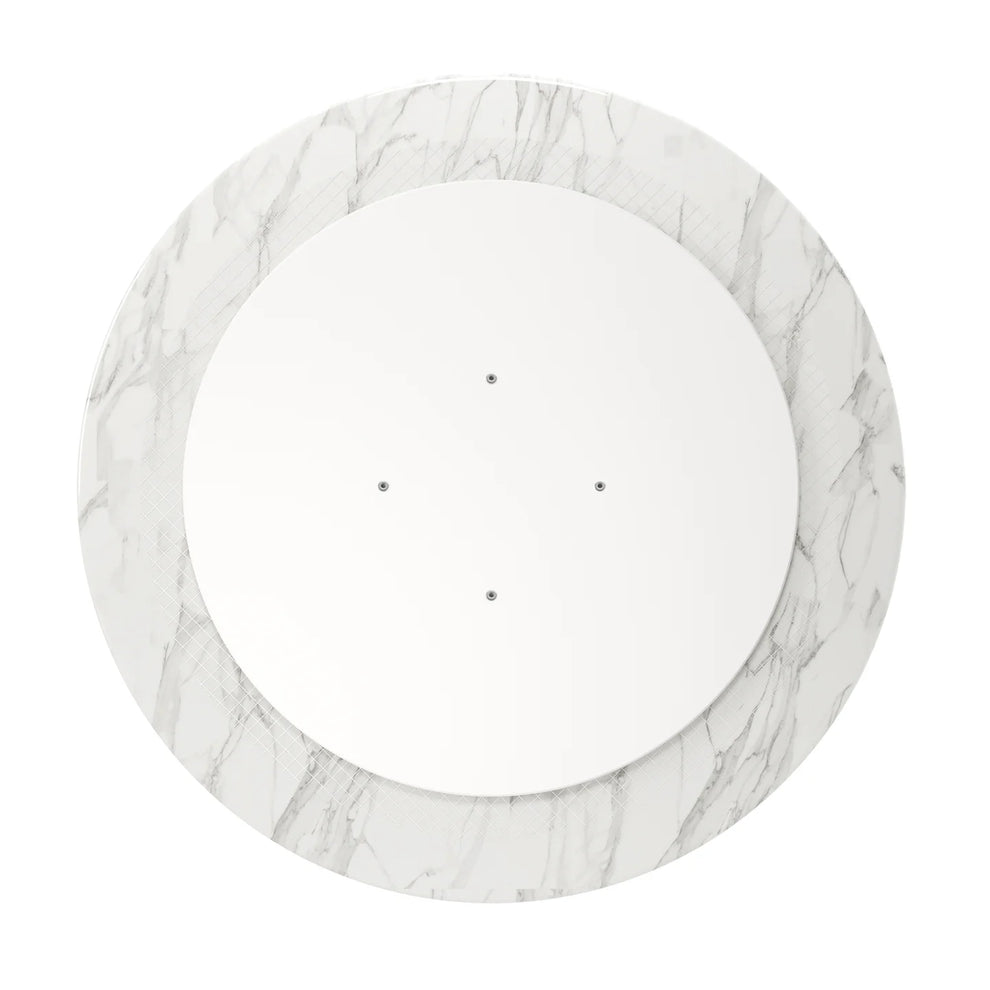 Rose 32" Round Marble Dining Table, Black Base By World Modern Design | Dining Tables | Modishstore - 3