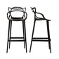 Monte Bar Stool, Black By World Modern Design | Bar Stools | Modishstore - 6