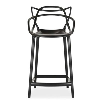 Monte Bar Stool, Black By World Modern Design | Bar Stools | Modishstore