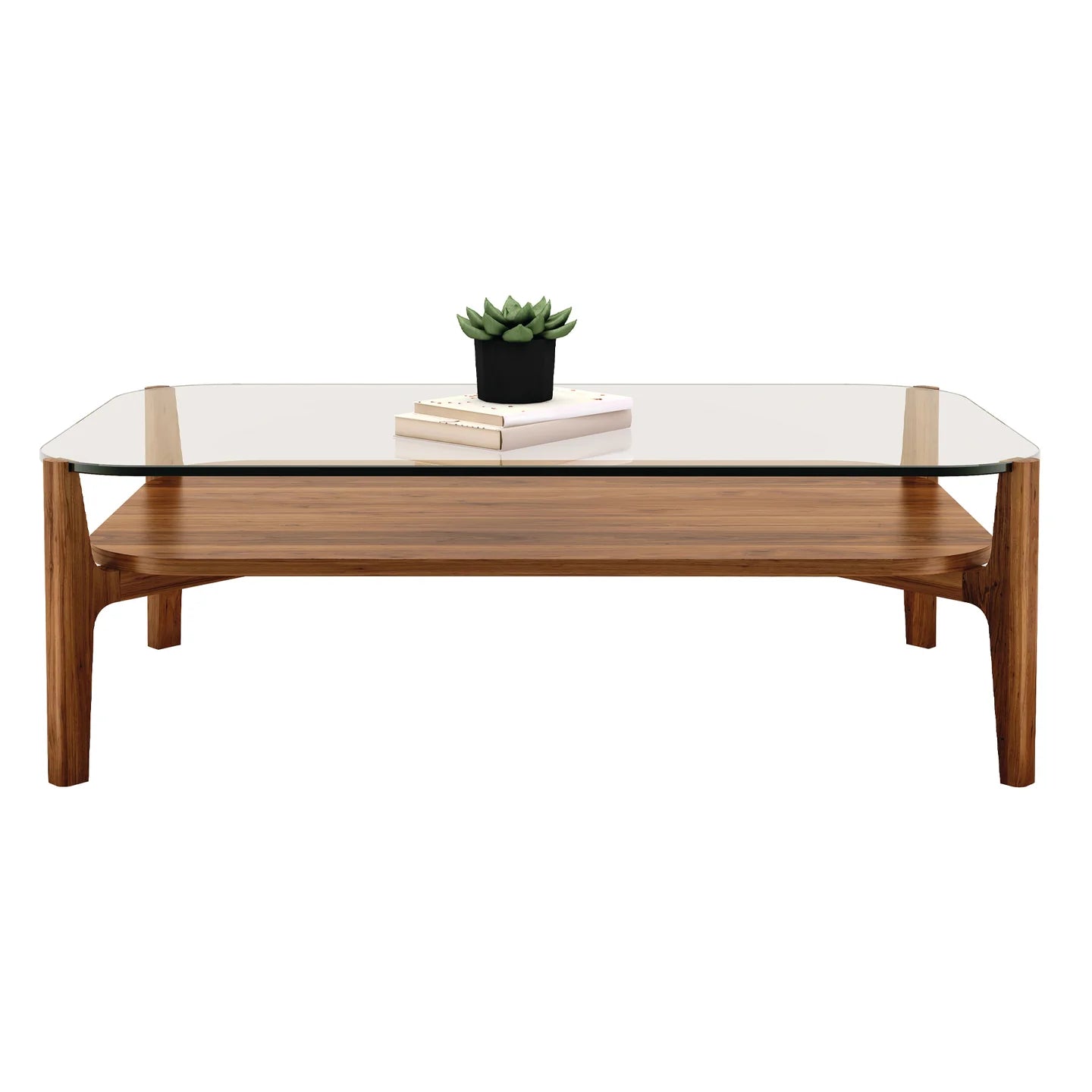 Soho Coffee Table, Walnut, Rectangle By World Modern Design | Coffee Tables | Modishstore - 2