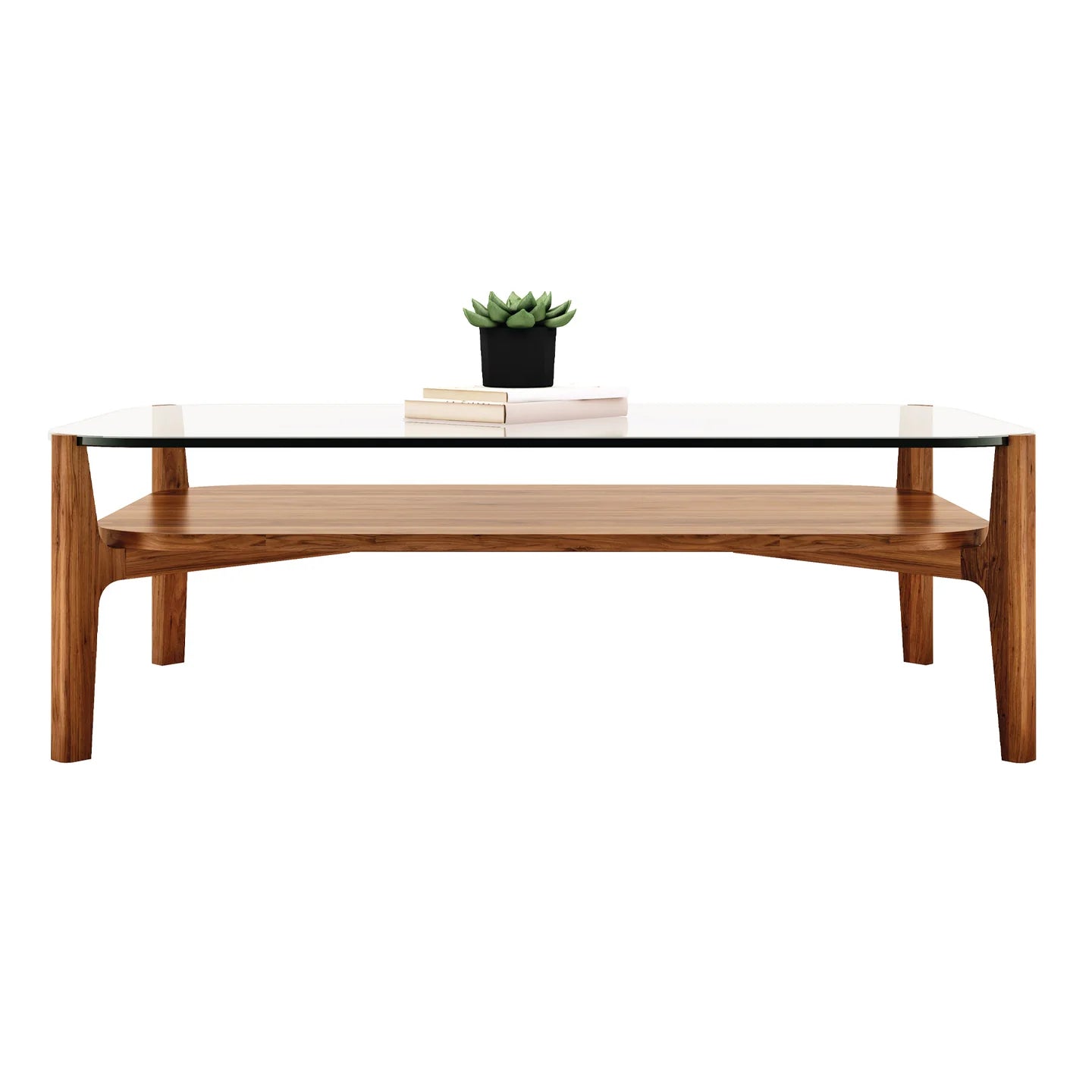Soho Coffee Table, Walnut, Rectangle By World Modern Design | Coffee Tables | Modishstore - 5