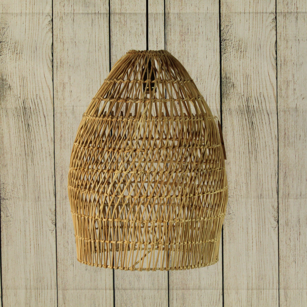 Rattan & Driftwood Pendant Lamp-27"H AL182 | ModishStore | Pendant Lamps