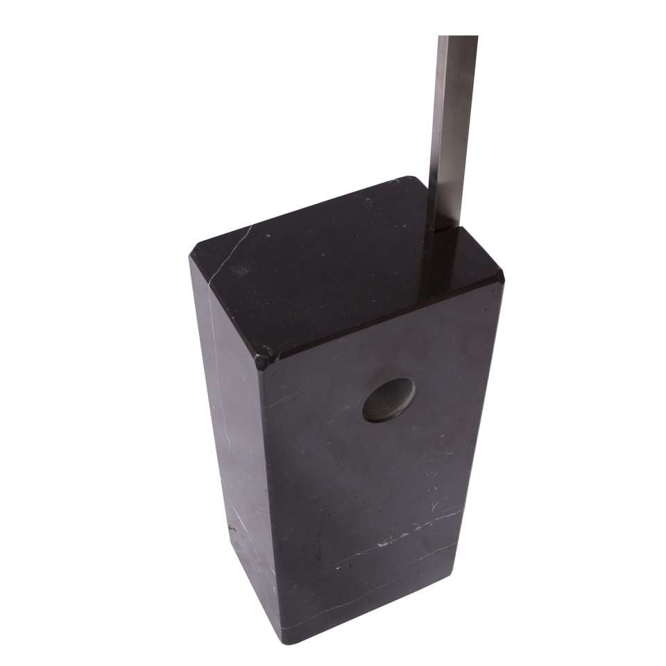 LeisureMod Arco Lamp with Marble Cube Base | Floor Lamps | Modishstore - 4