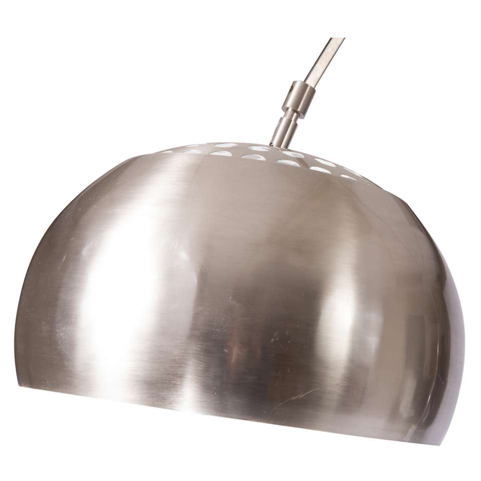 LeisureMod Arco Lamp with Marble Cube Base | Floor Lamps | Modishstore - 8