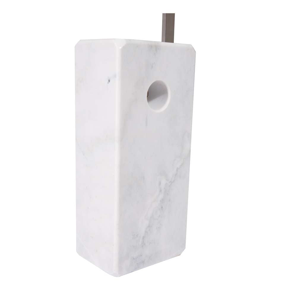 LeisureMod Arco Lamp with Marble Cube Base | Floor Lamps | Modishstore - 10