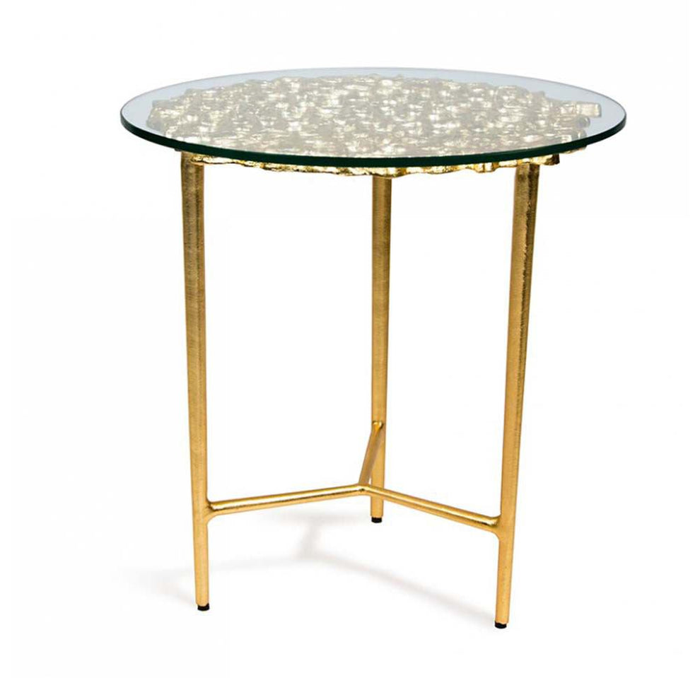 Gold Leaf Design Group Sponge Accent Table | Accent Tables | Modishstore - 2