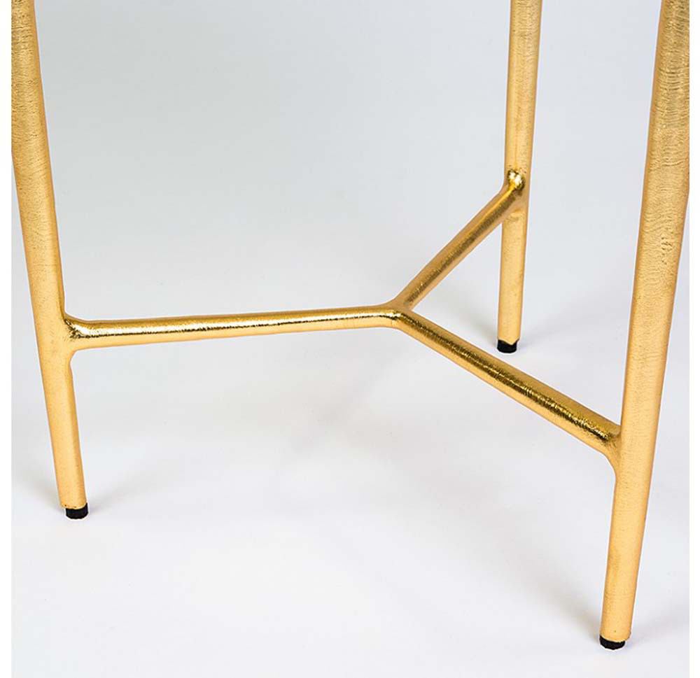 Gold Leaf Design Group Sponge Accent Table | Accent Tables | Modishstore-6