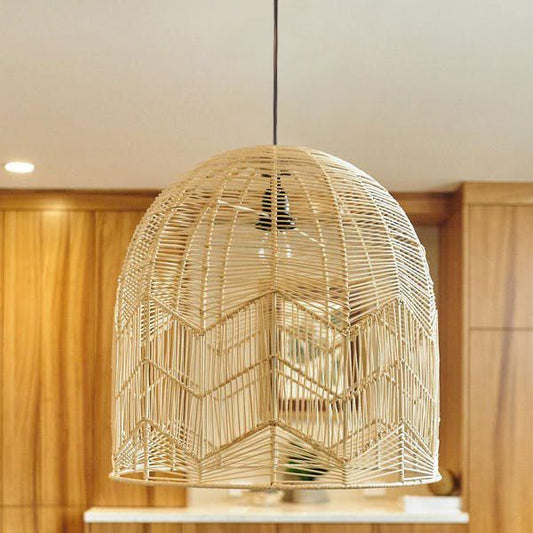 Rattan Arch Pendant Living by Artisan Living | ModishStore | Pendant Lamps