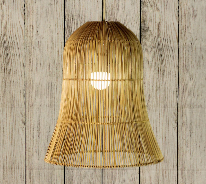 Keral Palmyra Woven Lamp by Artisan Living- Only 1 left | ModishStore | Pendant Lamps