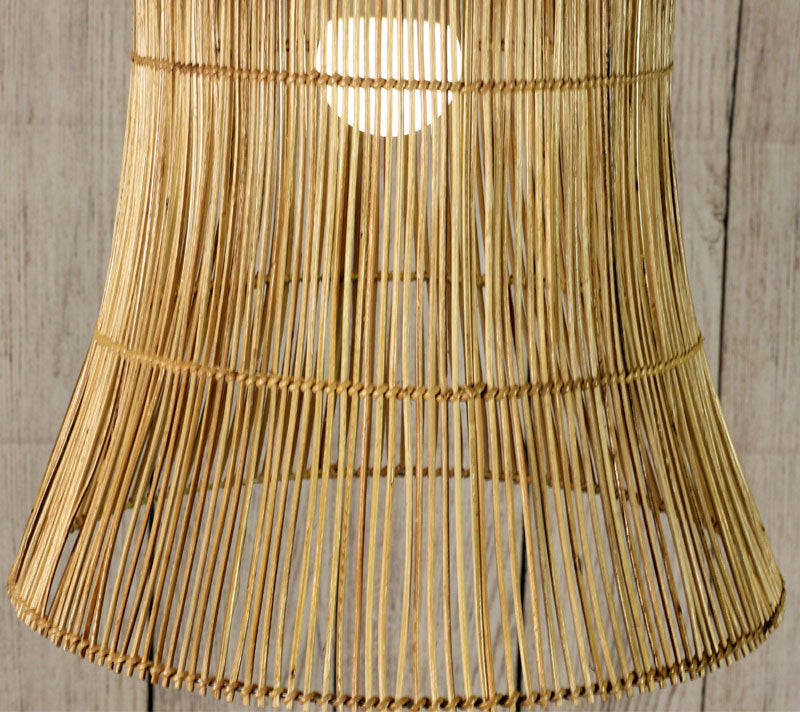 Keral Palmyra Woven Lamp by Artisan Living- Only 1 left-4