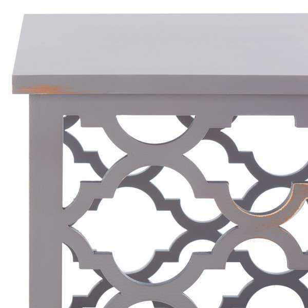 Safavieh Lonny End Table - Taupe | Accent Tables | Modishstore - 3