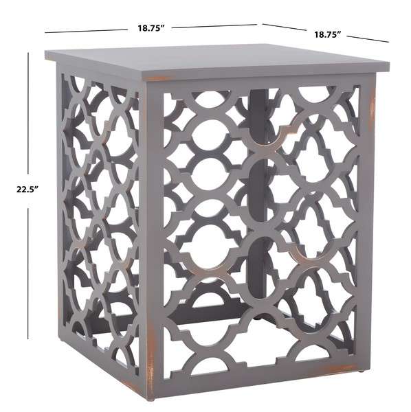 Safavieh Lonny End Table - Taupe | Accent Tables | Modishstore - 4