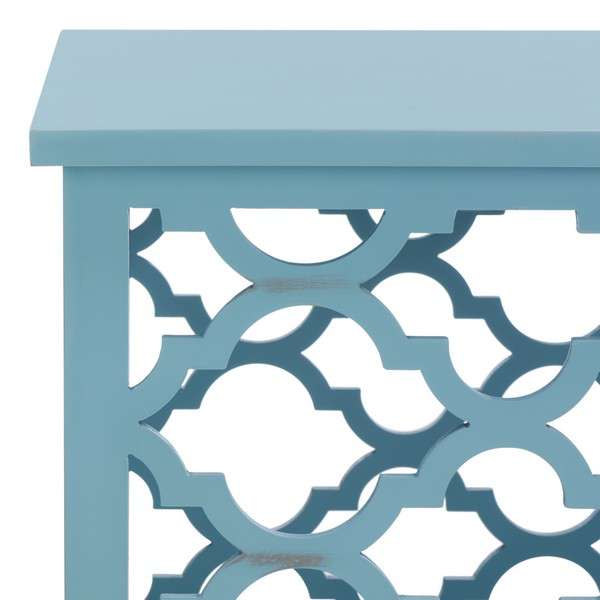 Safavieh Lonny End Table - Blue | Accent Tables | Modishstore - 3