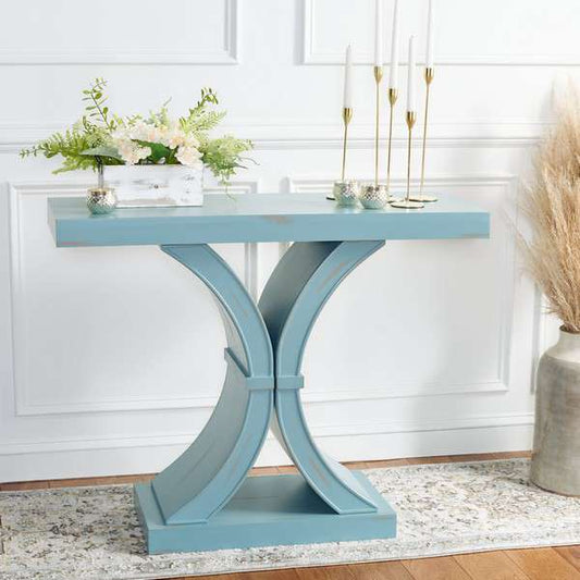 Safavieh Dryden Console - Blue | Console Tables | Modishstore