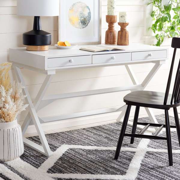 Safavieh Gilbert Desk - White | Desks | Modishstore