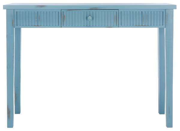 Safavieh Beale Console With Storage Drawer - Blue | Console Tables | Modishstore - 2