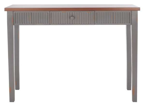 Safavieh Beale Console With Storage Drawer - Taupe | Console Tables | Modishstore - 2