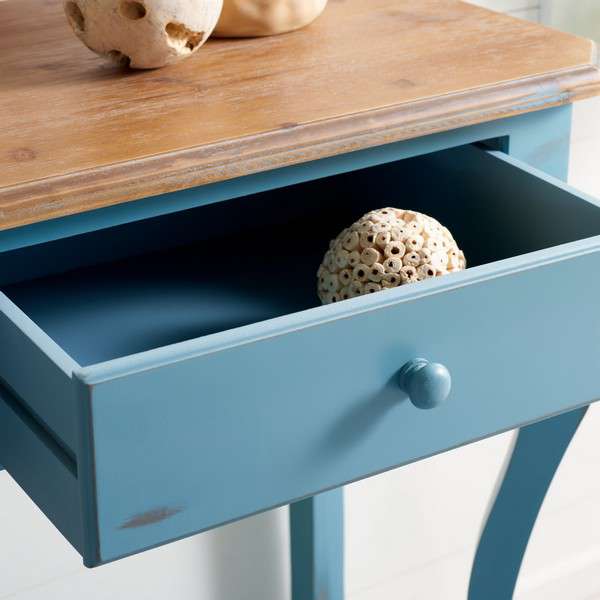 Safavieh Katie Console With 2 Storage Drawer - Blue | Console Tables | Modishstore - 3