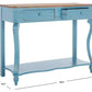 Safavieh Katie Console With 2 Storage Drawer - Blue | Console Tables | Modishstore - 4