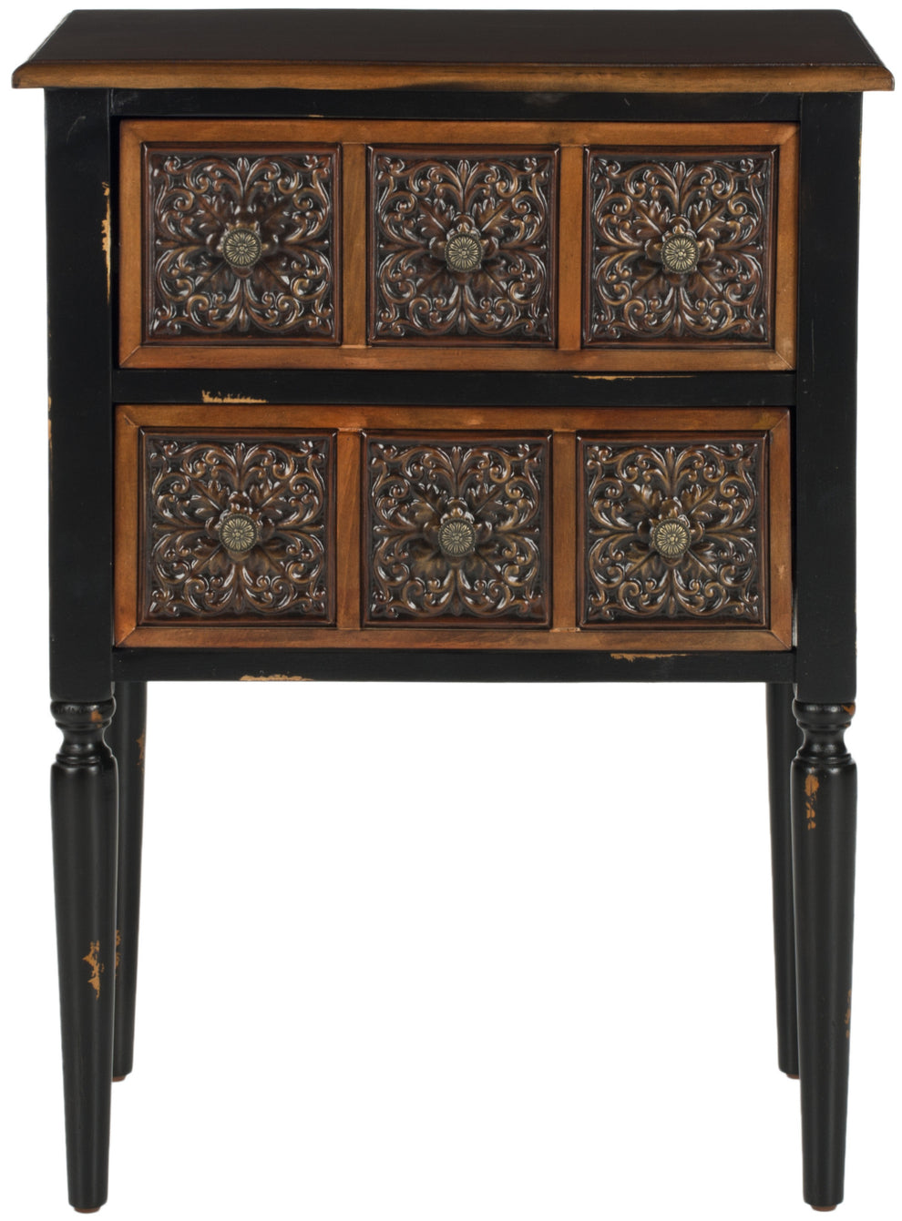 Safavieh Kenneth 2 Drawer Side Table | Side Tables | Modishstore - 2