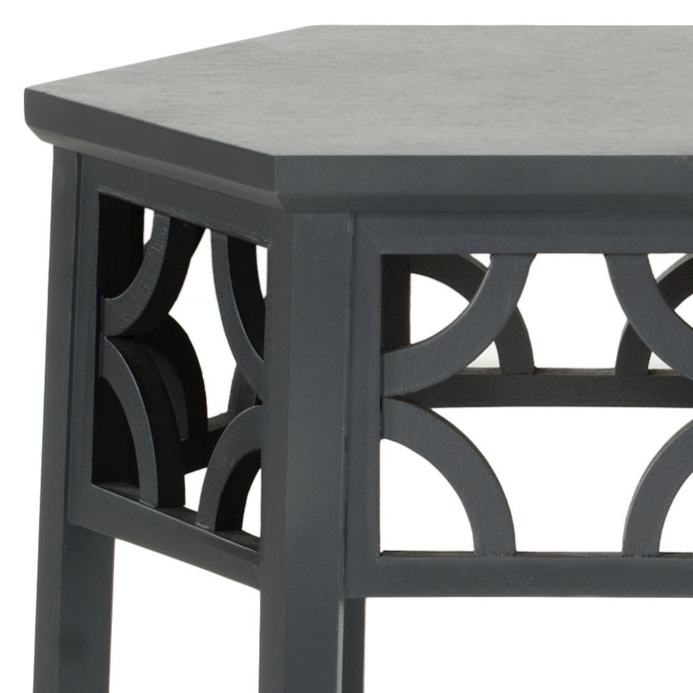 Safavieh Connr Hexagon End Table | End Tables | Modishstore - 8