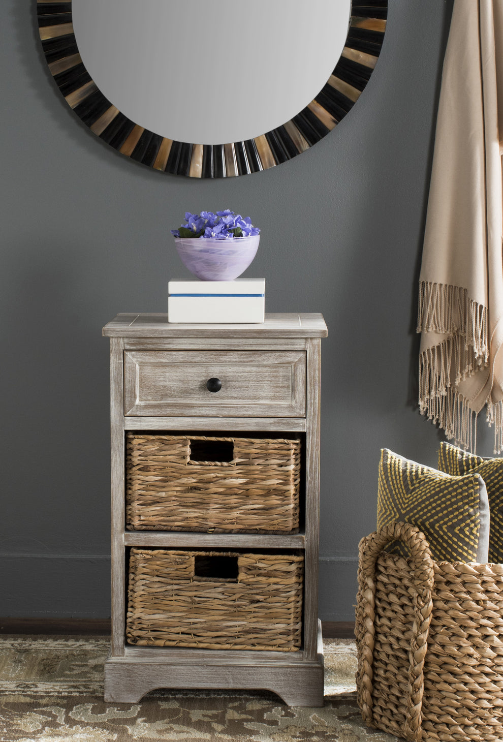 Safavieh Carrie Side Storage Side Table | Side Tables | Modishstore - 8