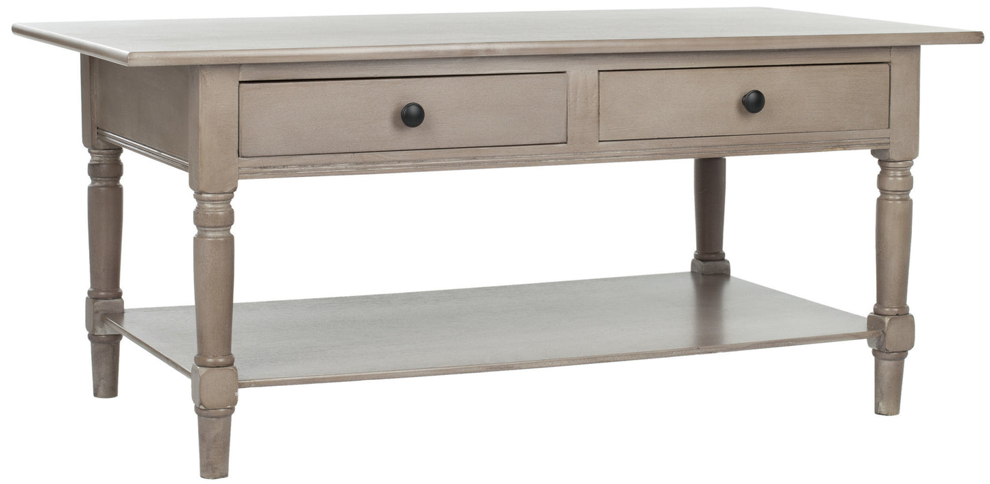 Safavieh Boris 2 Drawer Coffee Table | Coffee Tables | Modishstore - 8