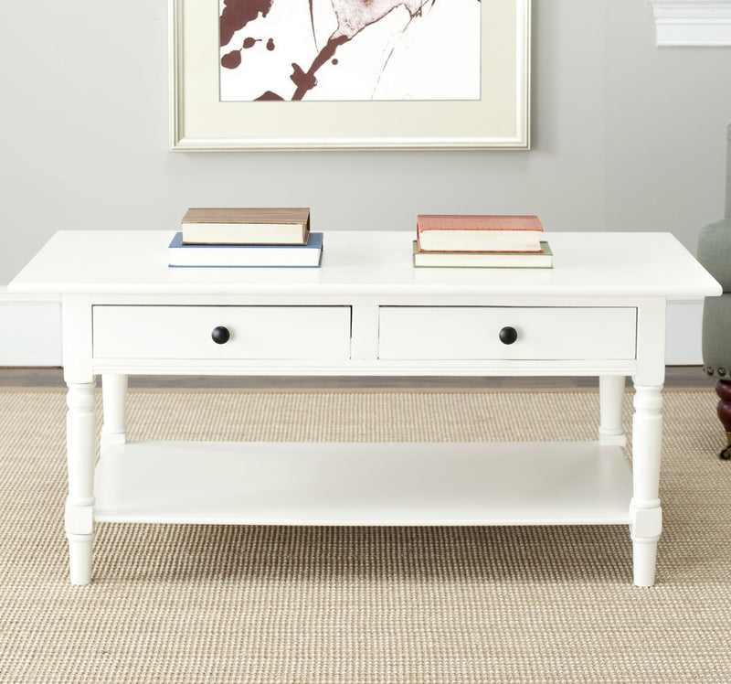 Safavieh Boris 2 Drawer Coffee Table | Coffee Tables | Modishstore - 4