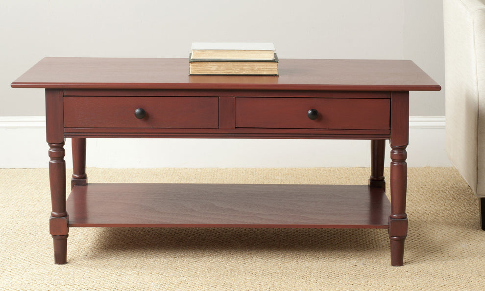 Safavieh Boris 2 Drawer Coffee Table | Coffee Tables | Modishstore - 6
