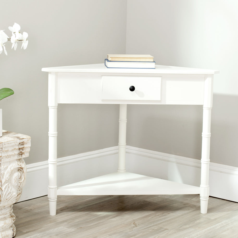 Safavieh Gomez Corner Table With Storage Drawer | Console Tables | Modishstore - 12
