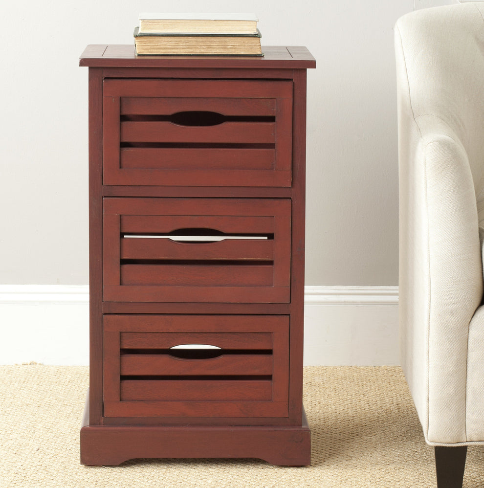 Safavieh Samara 3 Drawer Cabinet | Drawers | Modishstore - 7