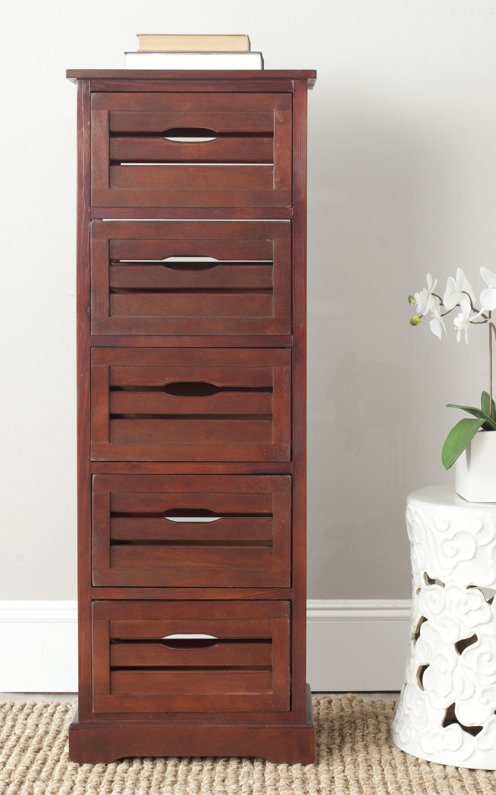 Safavieh Sarina 5 Drawer Cabinet | Drawers | Modishstore - 4