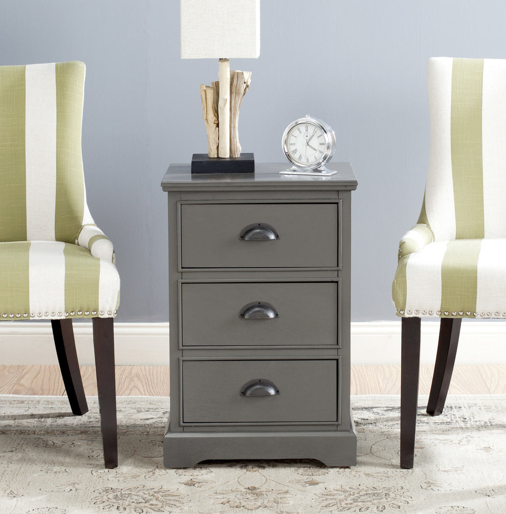 Safavieh Griffin 3 Drawer Side Table | Side Tables | Modishstore - 1