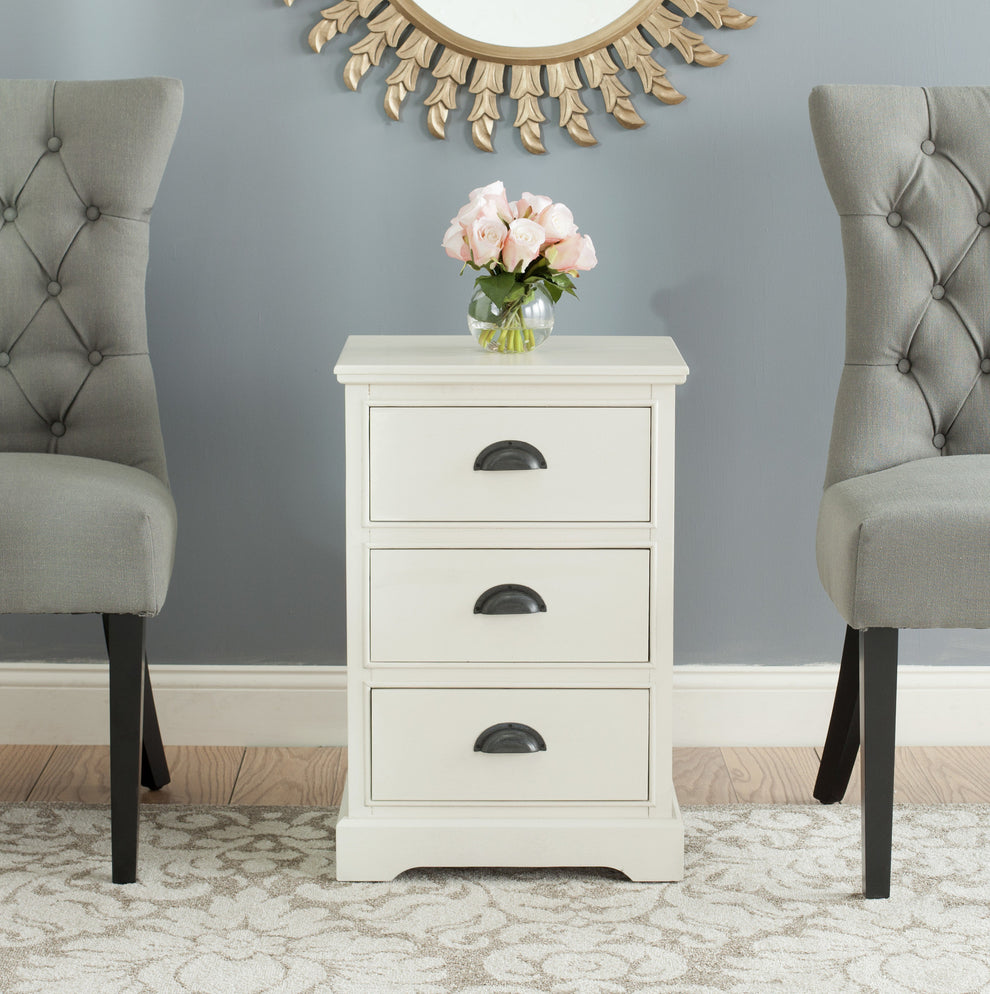 Safavieh Griffin 3 Drawer Side Table | Side Tables | Modishstore - 3
