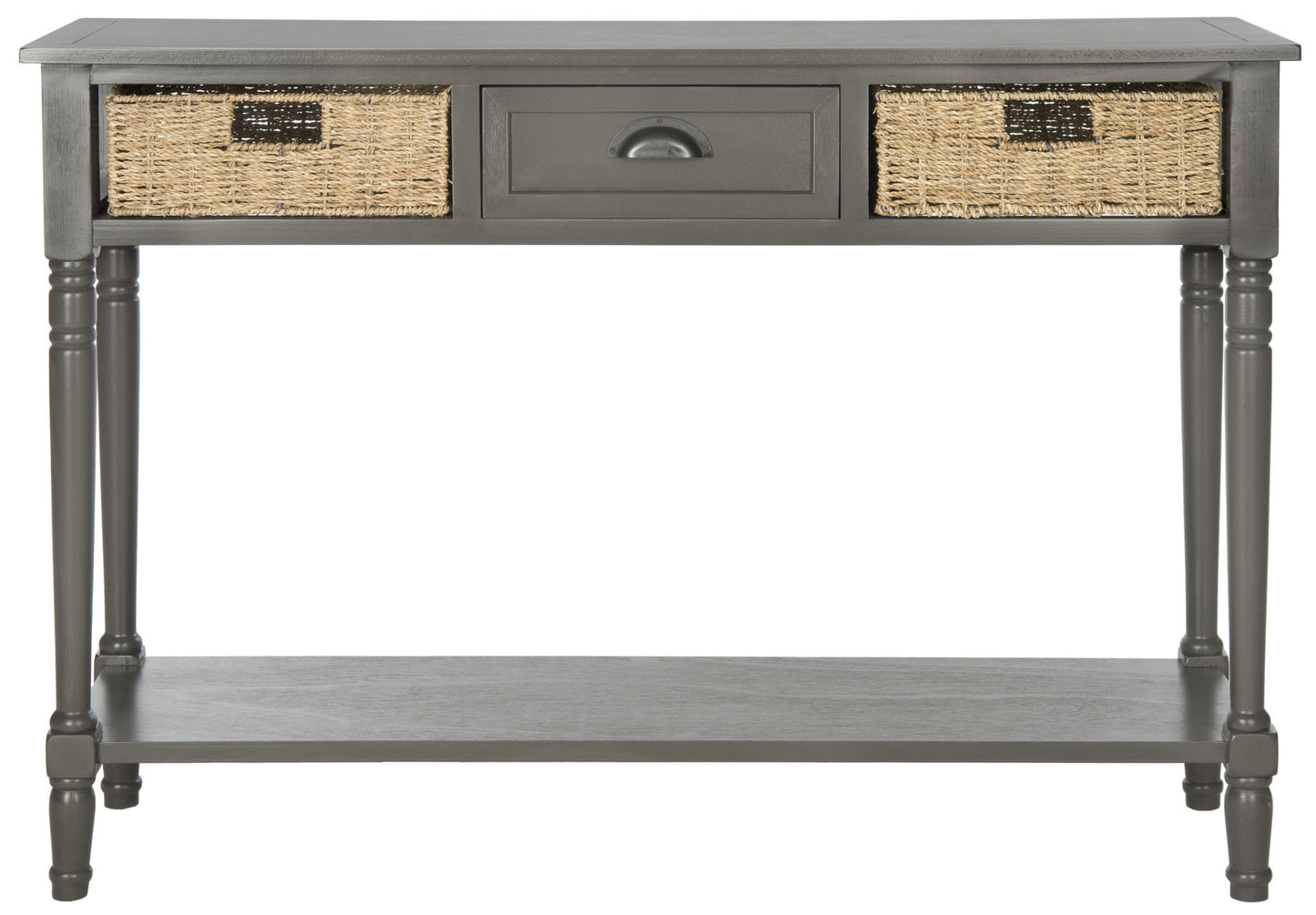 Safavieh Winifred Wicker Console Table With Storage | Console Tables |  Modishstore  - 2