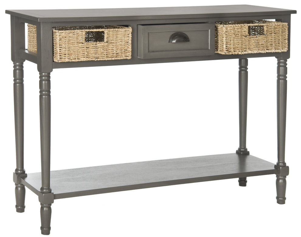 Safavieh Winifred Wicker Console Table With Storage | Console Tables | Modishstore - 5