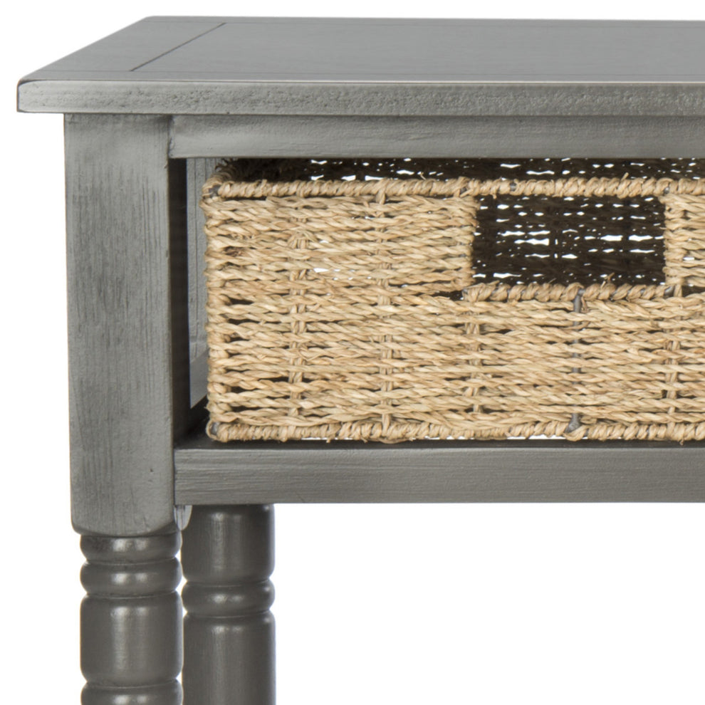 Safavieh Winifred Wicker Console Table With Storage | Console Tables | Modishstore - 6