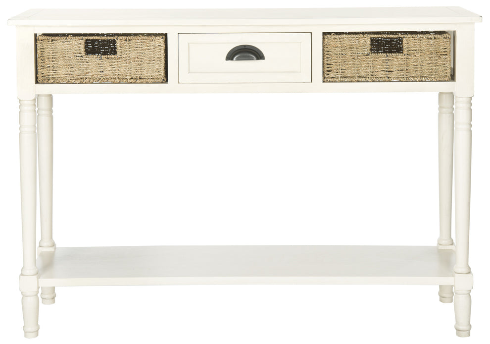 Safavieh Winifred Wicker Console Table With Storage | Console Tables | Modishstore - 3