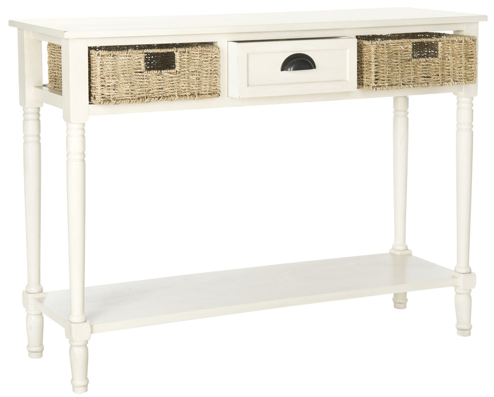 Safavieh Winifred Wicker Console Table With Storage | Console Tables | Modishstore - 8