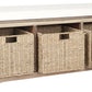 Safavieh Lonan  Wicker Storage Bench | Benches | Modishstore - 11