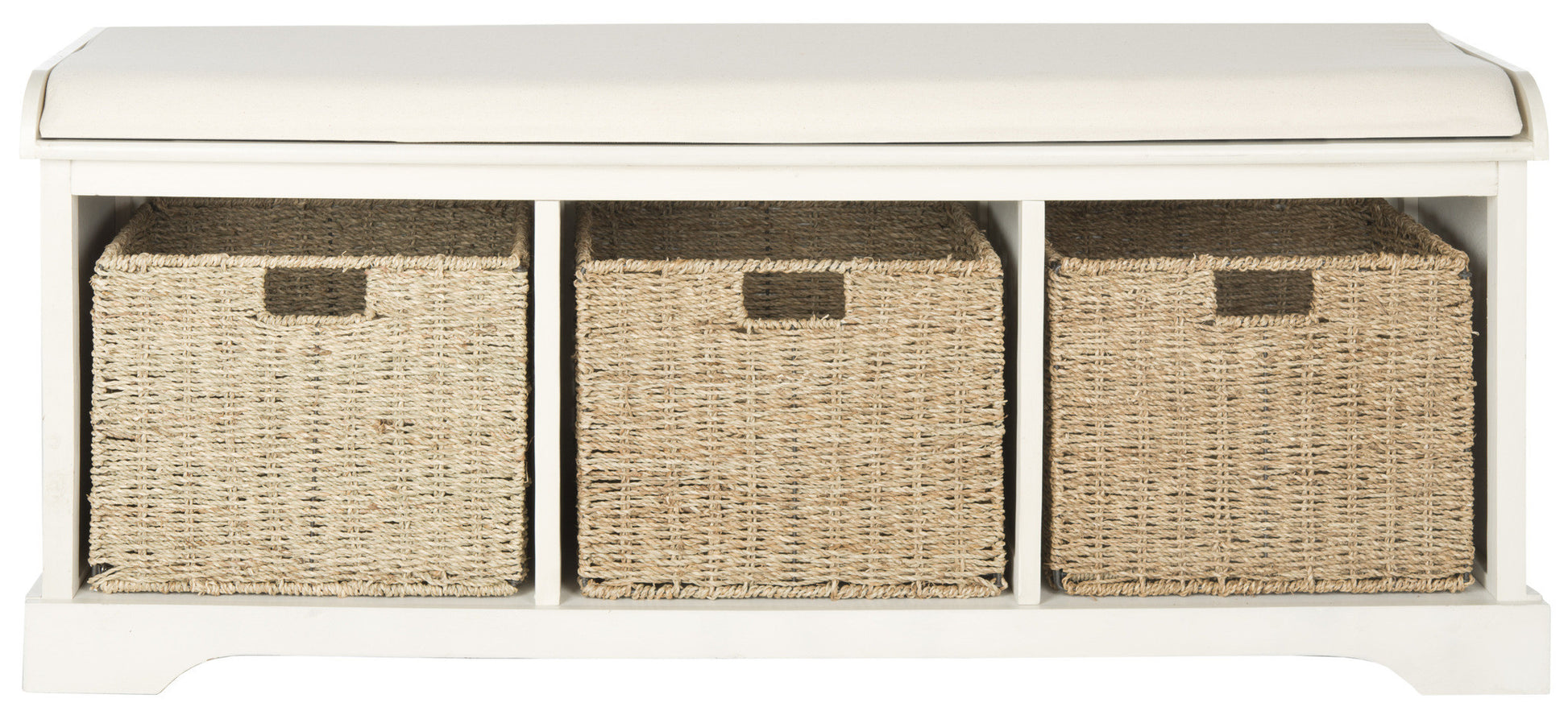 Safavieh Lonan  Wicker Storage Bench | Benches | Modishstore - 12