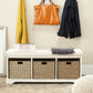 Safavieh Lonan  Wicker Storage Bench | Benches | Modishstore - 4