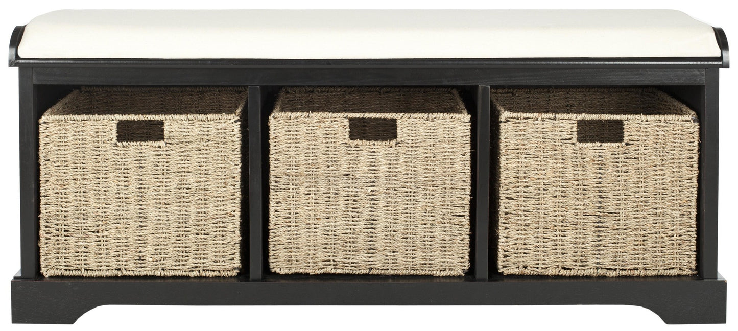 Safavieh Lonan  Wicker Storage Bench | Benches | Modishstore - 16