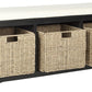 Safavieh Lonan  Wicker Storage Bench | Stools & Benches |  Modishstore  - 18