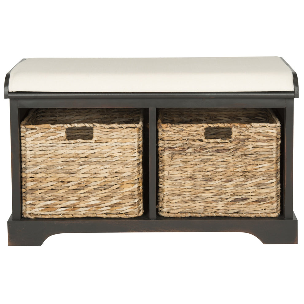 Safavieh Freddy Wicker Storage Bench | Benches | Modishstore - 6