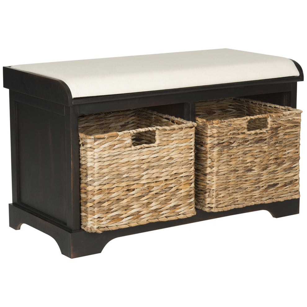 Safavieh Freddy Wicker Storage Bench | Benches | Modishstore - 7