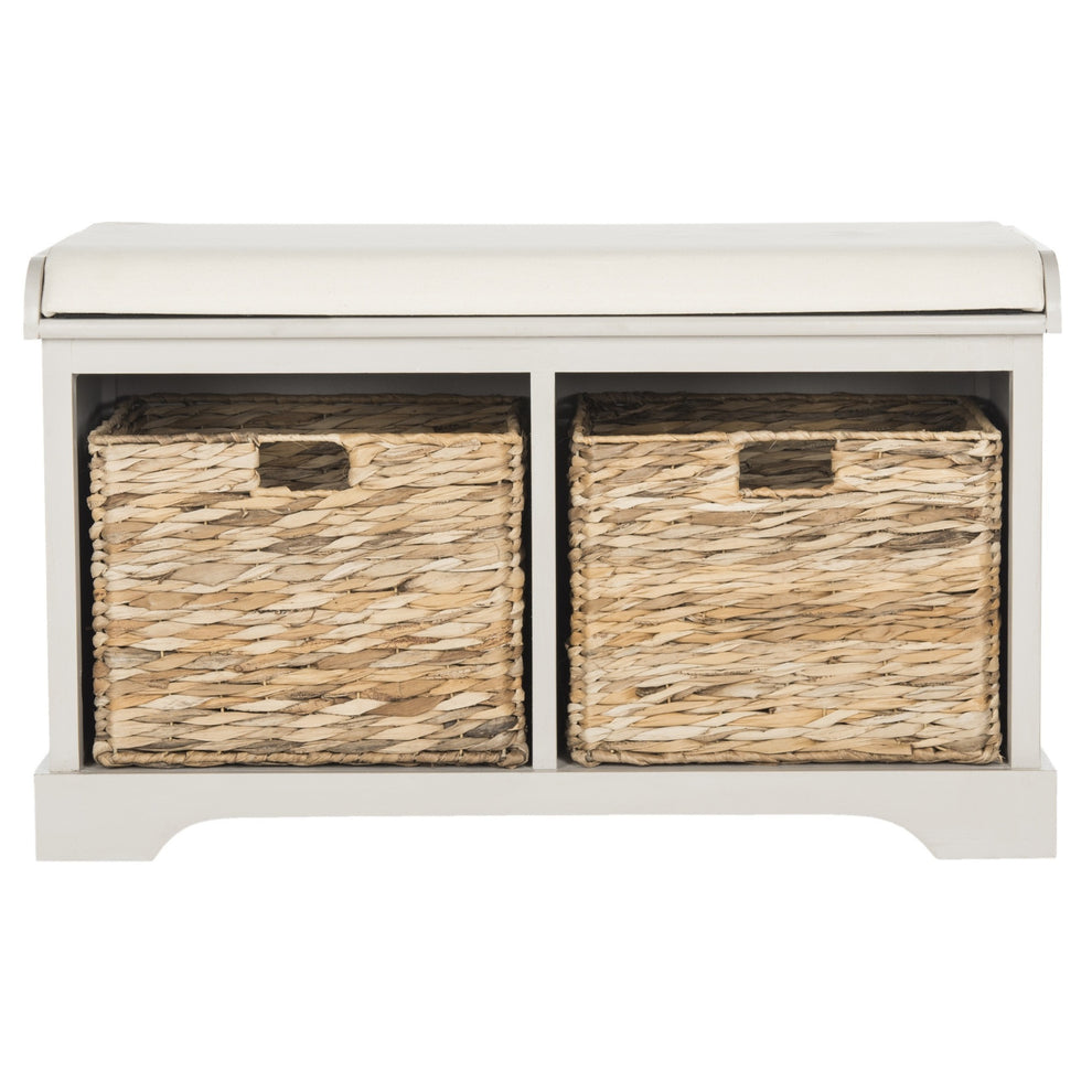 Safavieh Freddy Wicker Storage Bench | Benches | Modishstore - 14