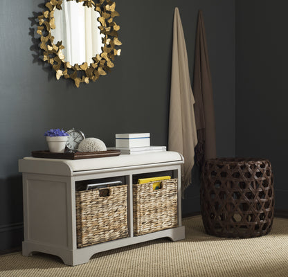 Safavieh Freddy Wicker Storage Bench | Benches | Modishstore - 4