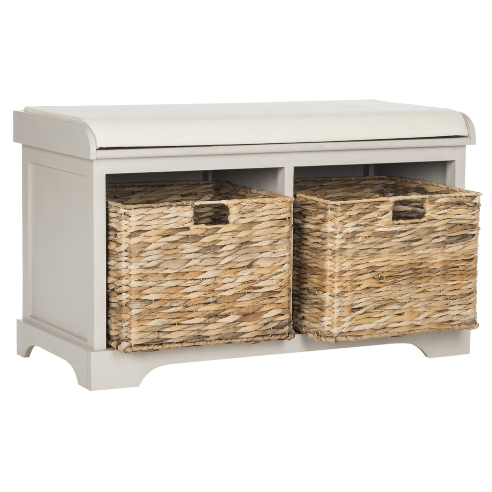 Safavieh Freddy Wicker Storage Bench | Benches | Modishstore - 15